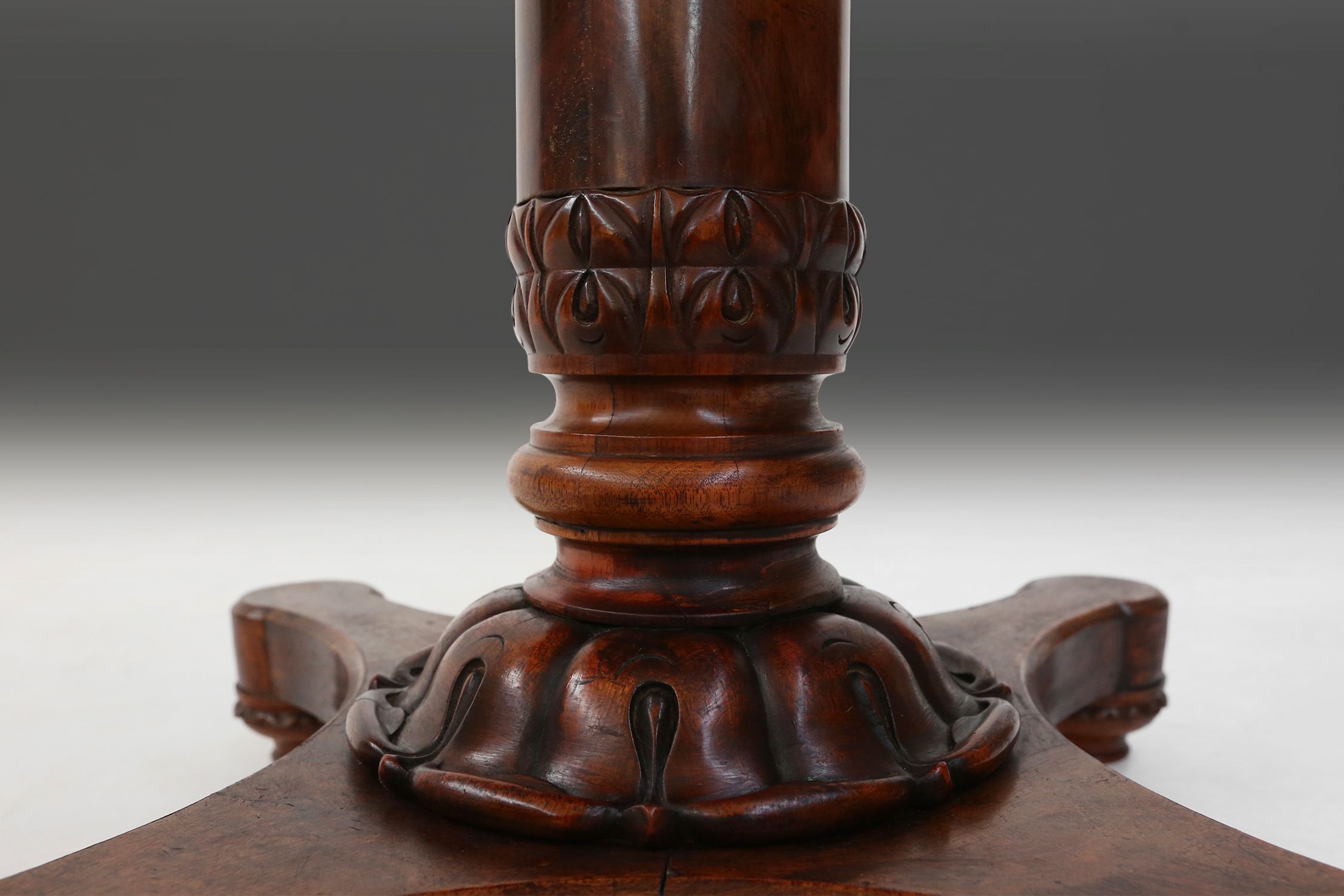 Victorian burl wood Folding Card Console Table, UK 19th Centurythumbnail